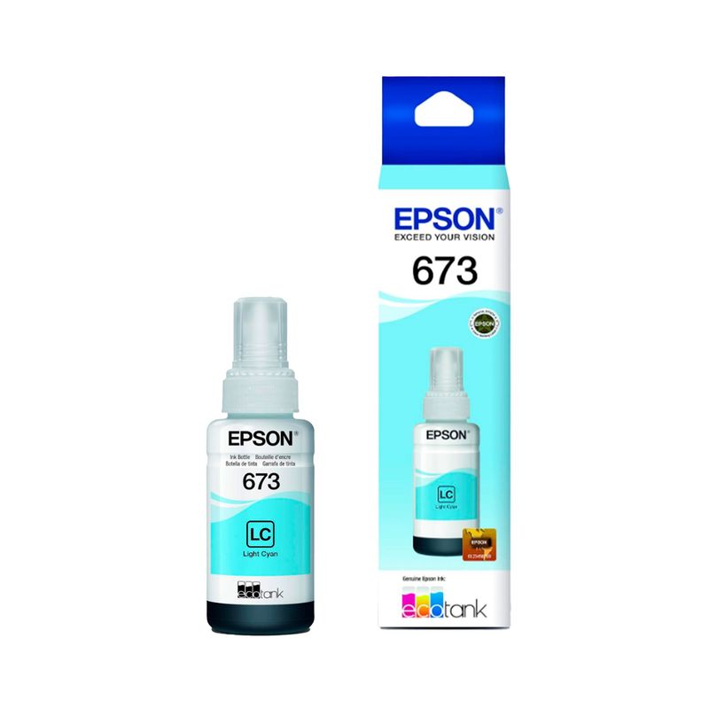 EPSON - TINTA EPSON T673520-AL LIGHT CYAN 70ML, 6500 PAG P/N: T673520-AL