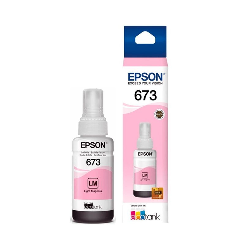 EPSON - TINTA EPSON T673620-AL LIGHT MAGENTA 70ML, 6500 PAG P/N: T673620-AL