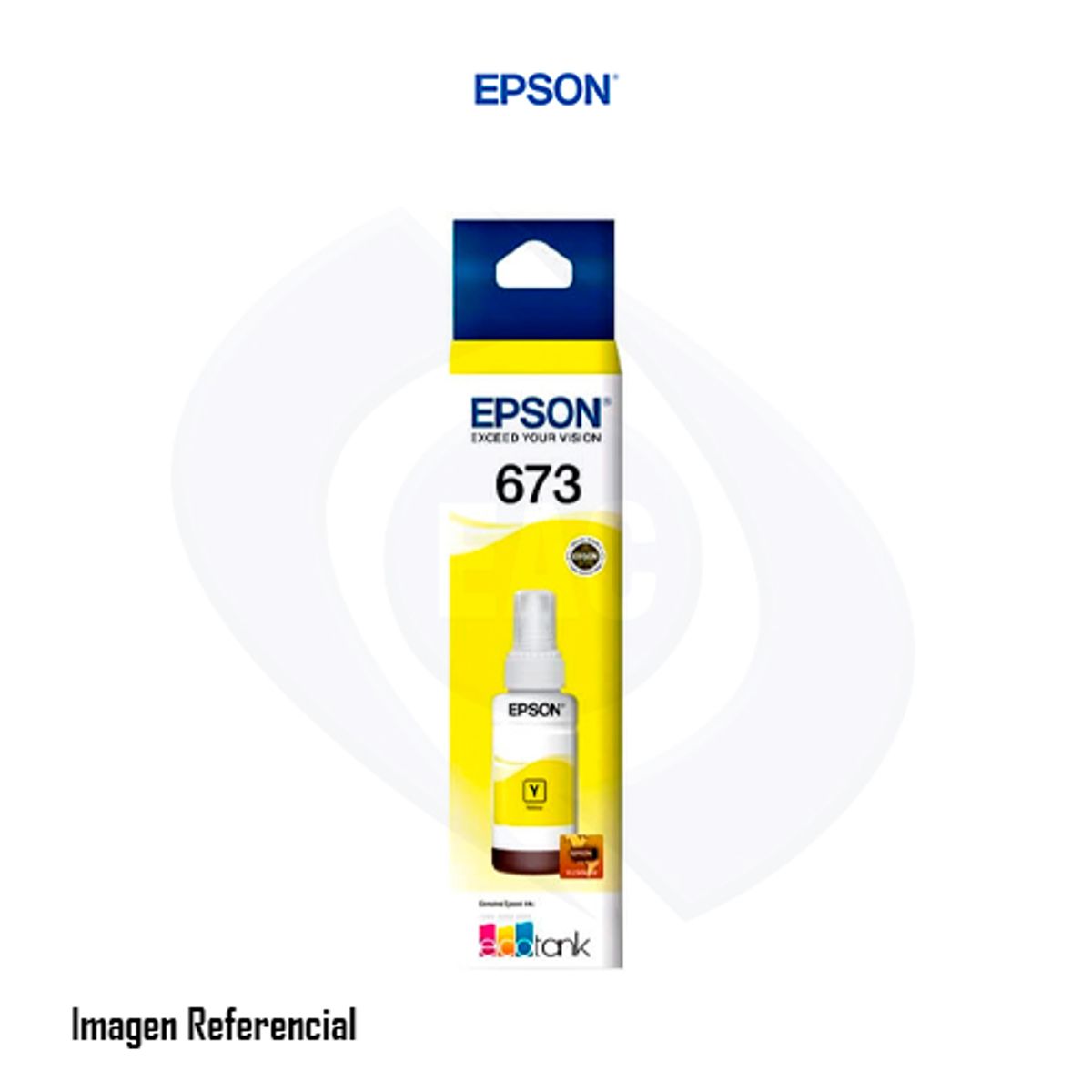 EPSON - TINTA EPSON T673420-AL AMARILLO 70ML, 6500 PAG P/N: T673420-AL