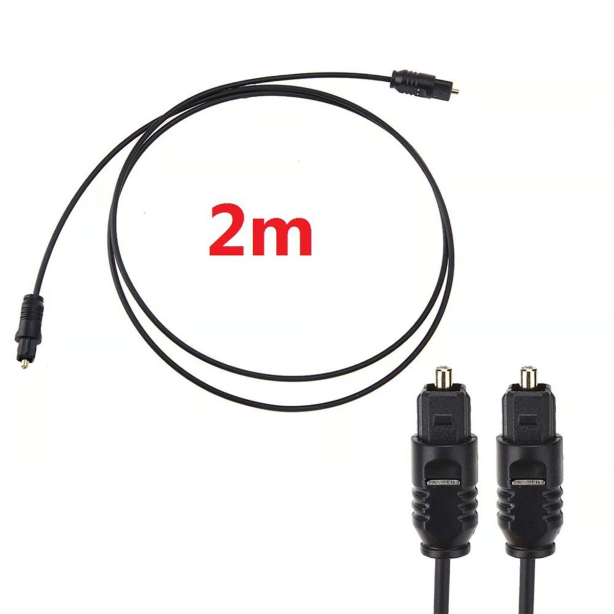 GENERICO - Cable Audio Digital Fibra Optica  - 02 METROS
