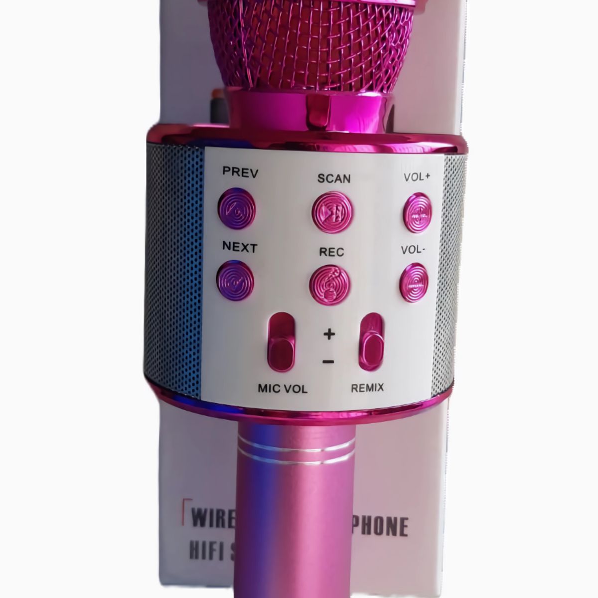 GENERICO - Micrófono Karaoke Inalámbrico Con Bluetooth Parlante Usb