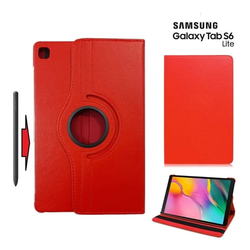 GENERICO - Funda Giratoria 360° Protector Cover Forro Samsung Tab S6 Lite SM-P610