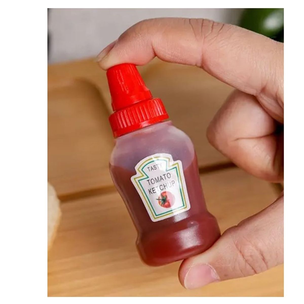 GENERICO - MINI BOTELLAS FRASQUITOS POMITOS PARA SALSAS CREMAS X 4 UNDS