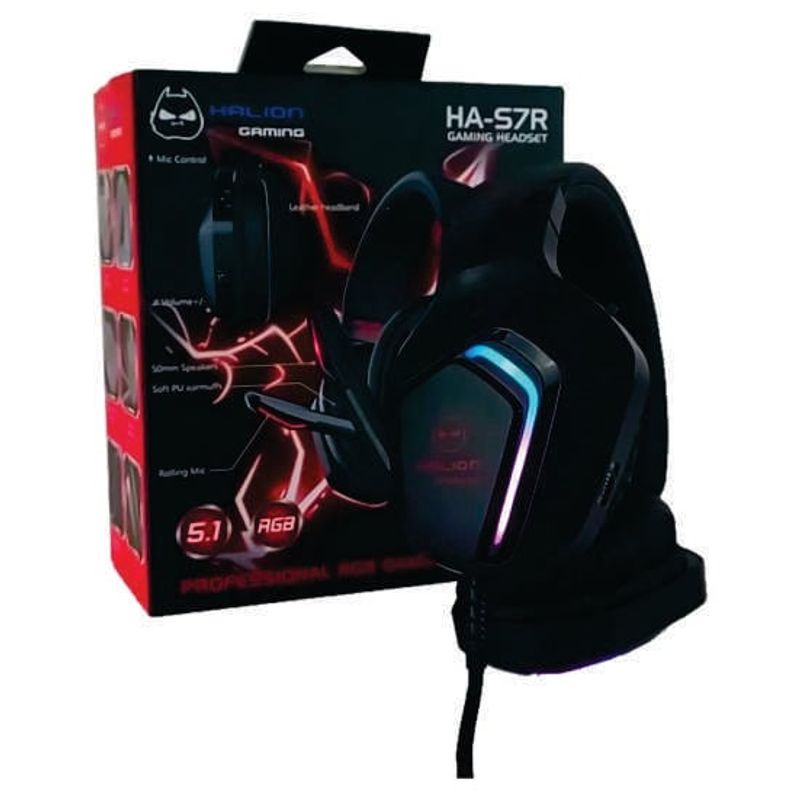 HALION - AUDIFONO GAMER HA-S7R RGB HALION