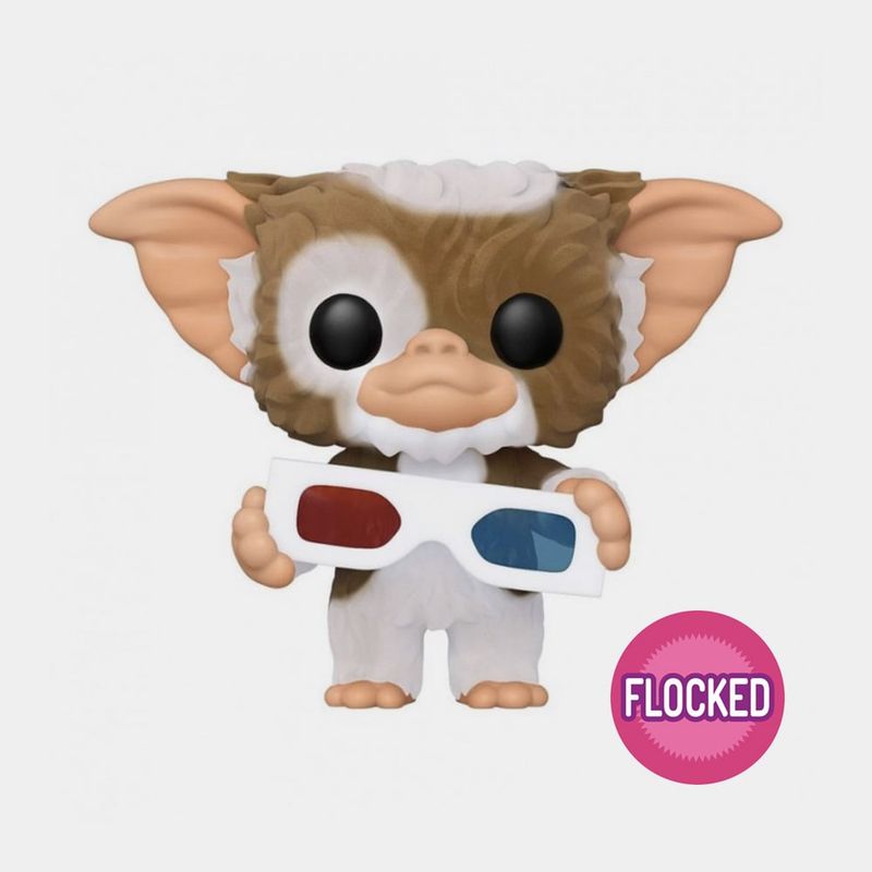 FUNKO - FUNKO POP GREMLINS - GIZMO WITH 3D GLASSES  FLOCKED SE