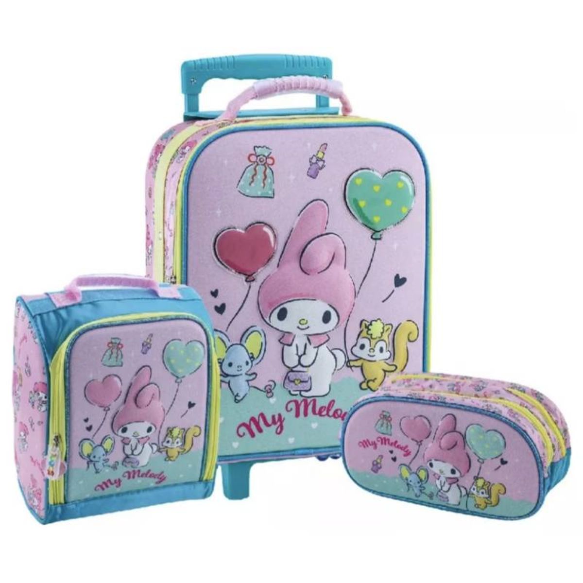 SCOOL - SET MALETA SCOOL MAGIC GDE 3D MY MELODY
