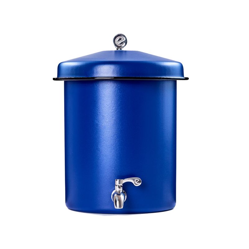 ECOFILTRO - Ecofiltro Filtro de Agua Acero Vitrificado Mini 5.5 L Azul Mate