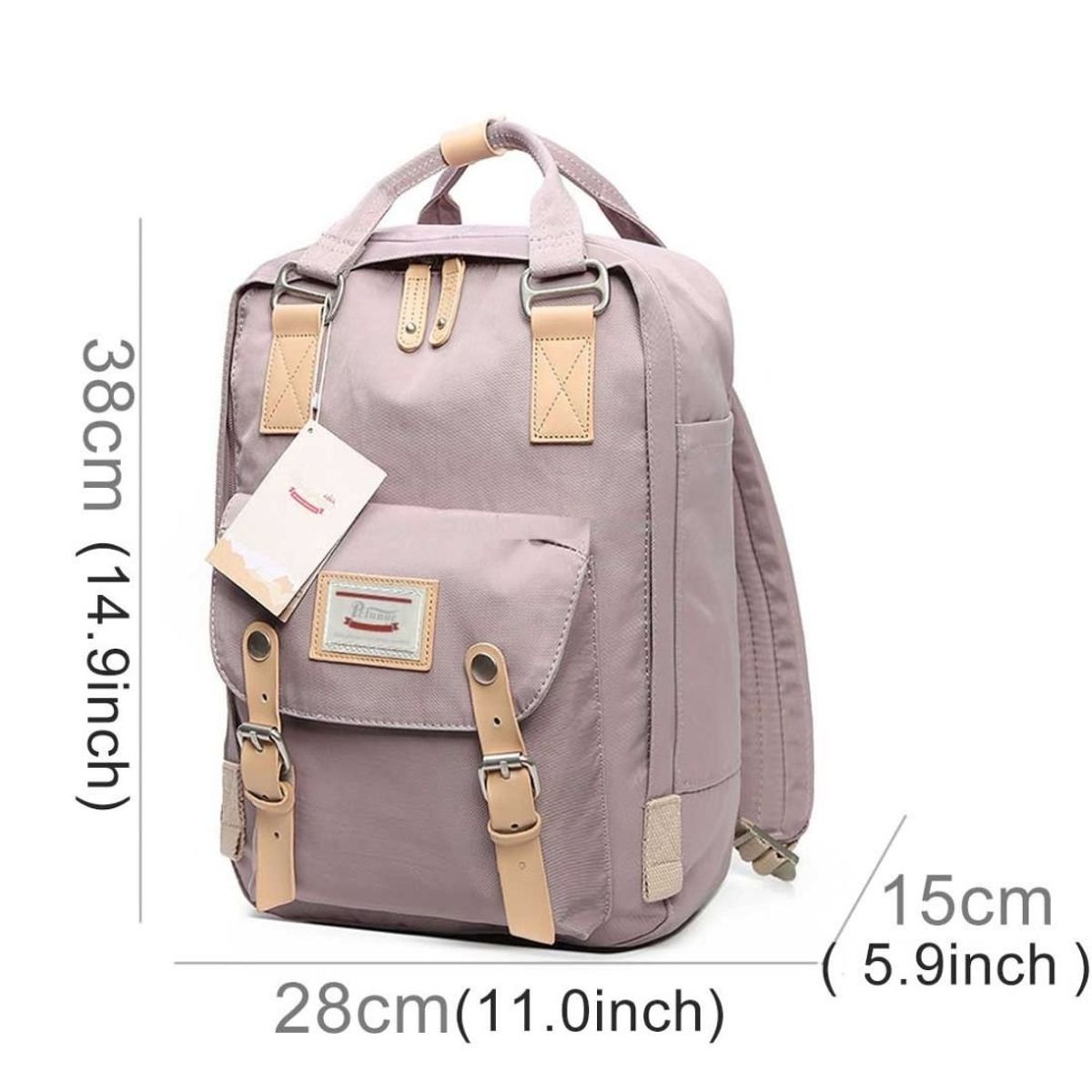 GENERICO - Mochila para laptop 14 pulgadas lila