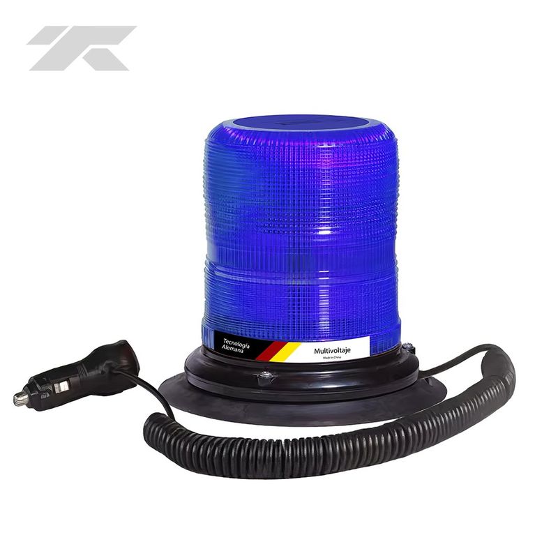 GENERICO - Circulina Estroboscópica Led con Imán 12V24V Azul