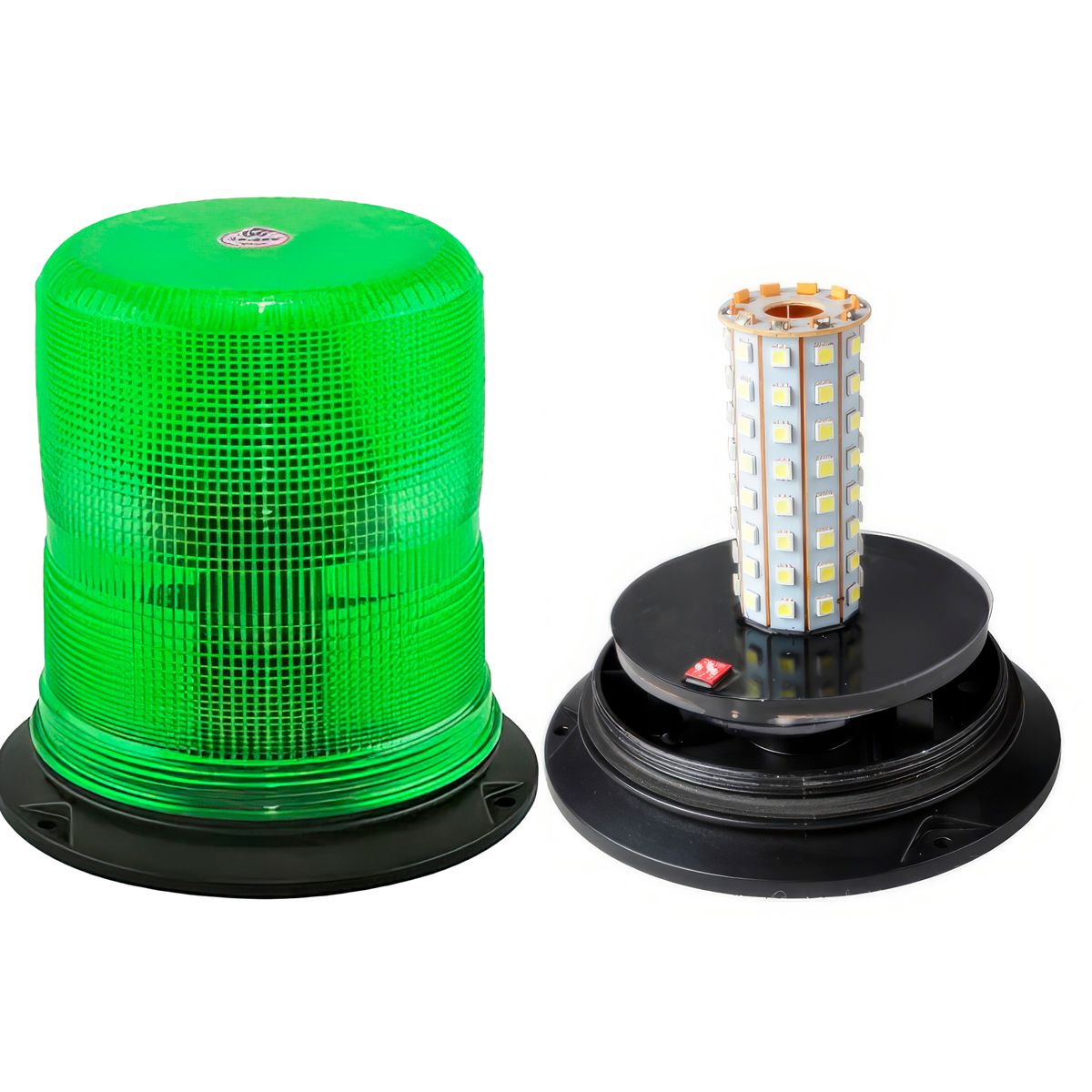 GENERICO - Circulina Estroboscópica Led Alto con Imán Premiun 12V-24V Verde