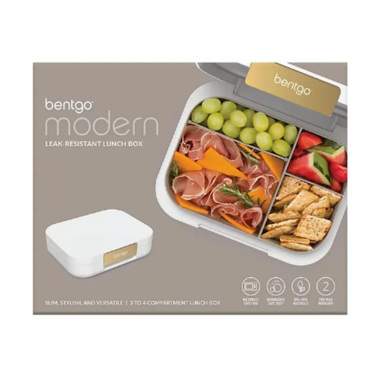 BENTGO - Lonchera Bentgo Modern Lunch Box Adultos - Blanco