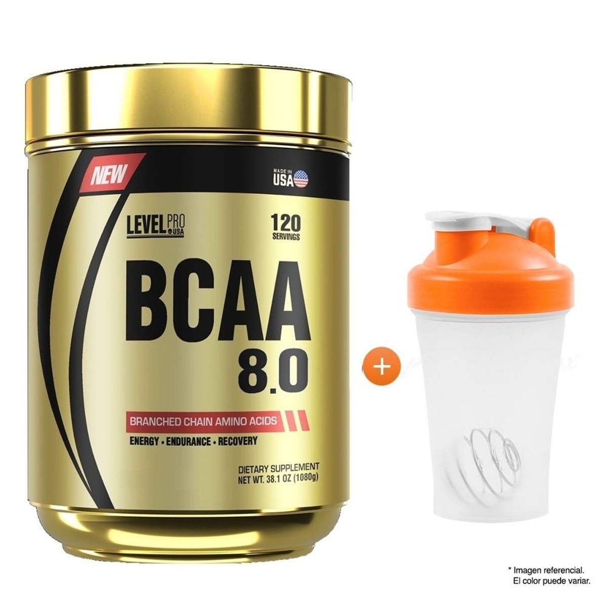 Level Pro - BCAA 8.0 AMINOÁCIDO LEVEL PRO 1080 GR FRUIT PUNCH