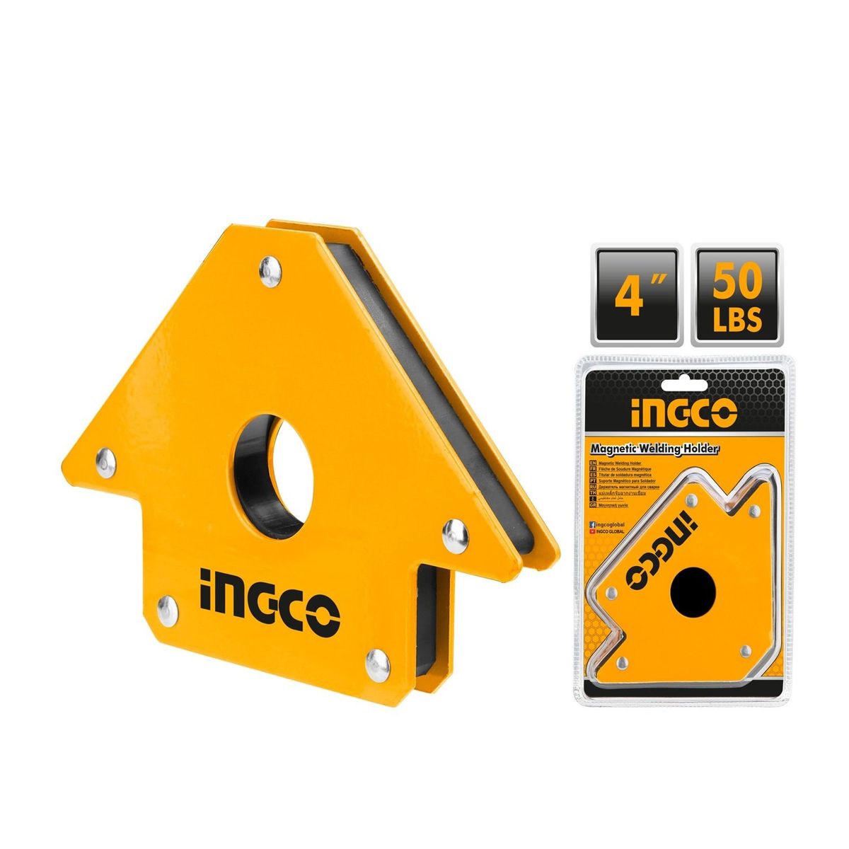 INGCO TOOLS - Escuadra magnética 4 para Soldar INGCO
