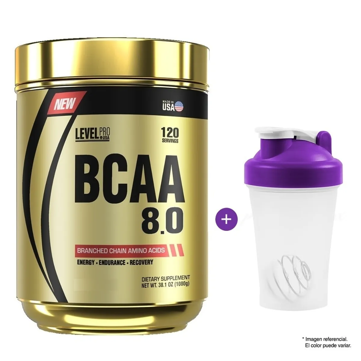 Level Pro - Level Pro Bcaa Level 8.0 1 KG Fruit Punch + Shaker