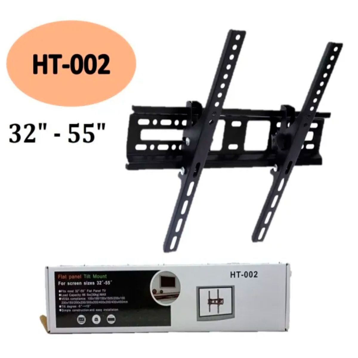 GENERICO - RACK TV LCD LED SMART 32 55 pulgadas Base Soporte para pared Plegable