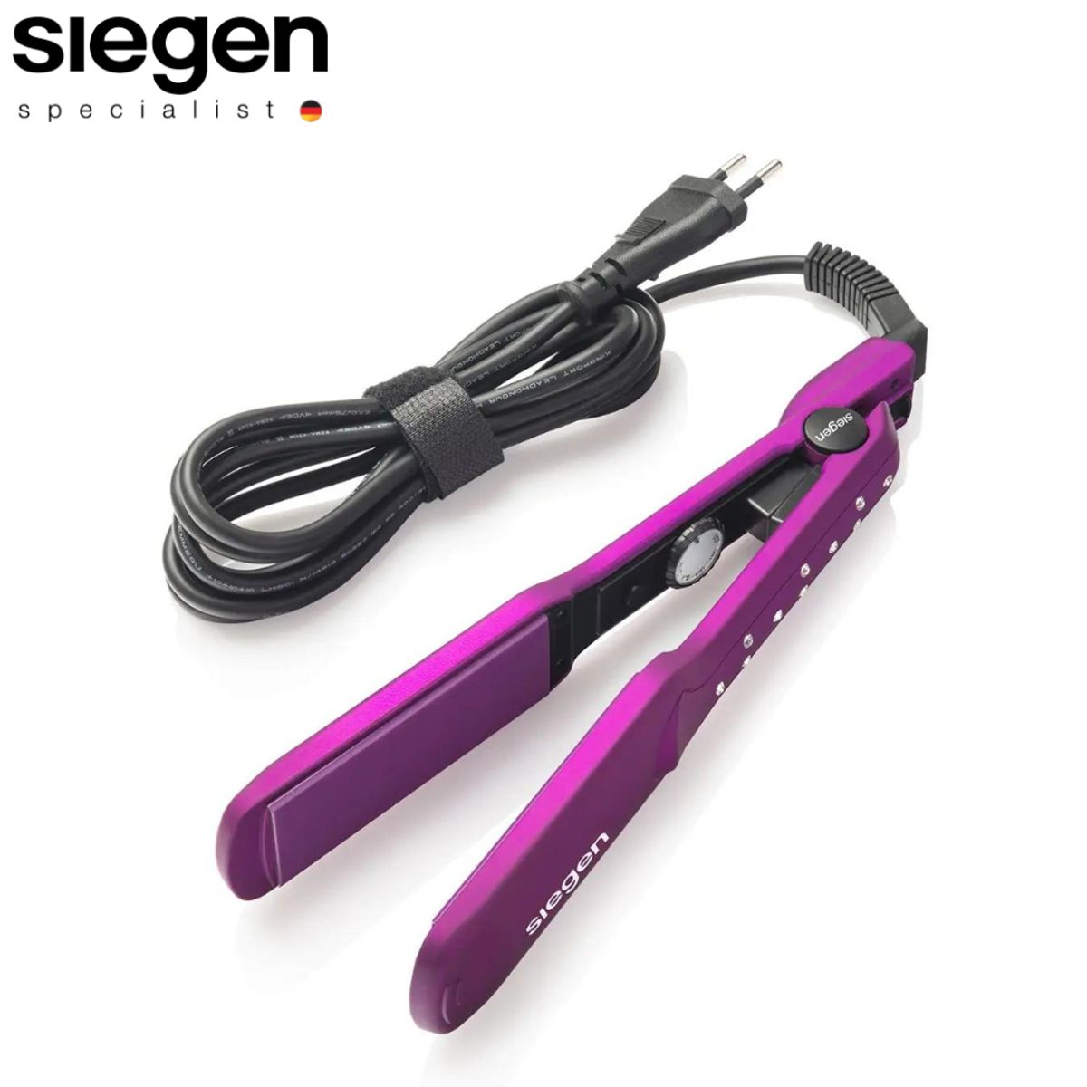 SIEGEN - Plancha Alisadora de cabello Siegen SG 3540 con Regulador + Estuche