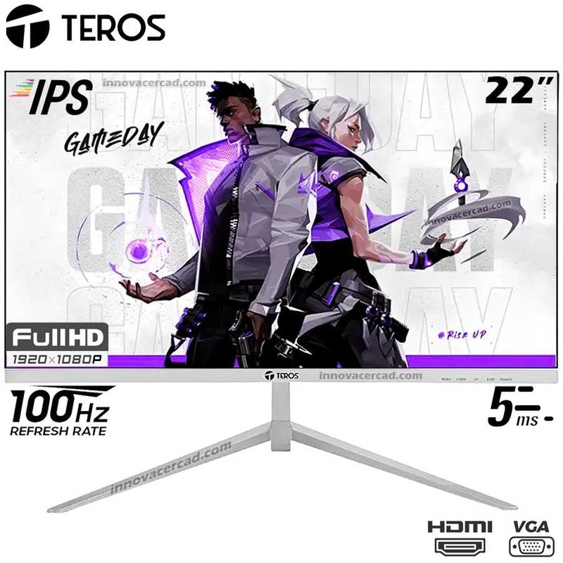 TEROS - MONITOR TE-2124S 2145″ IPS 1920×1080 Full HD HDMI  VGA  VESA