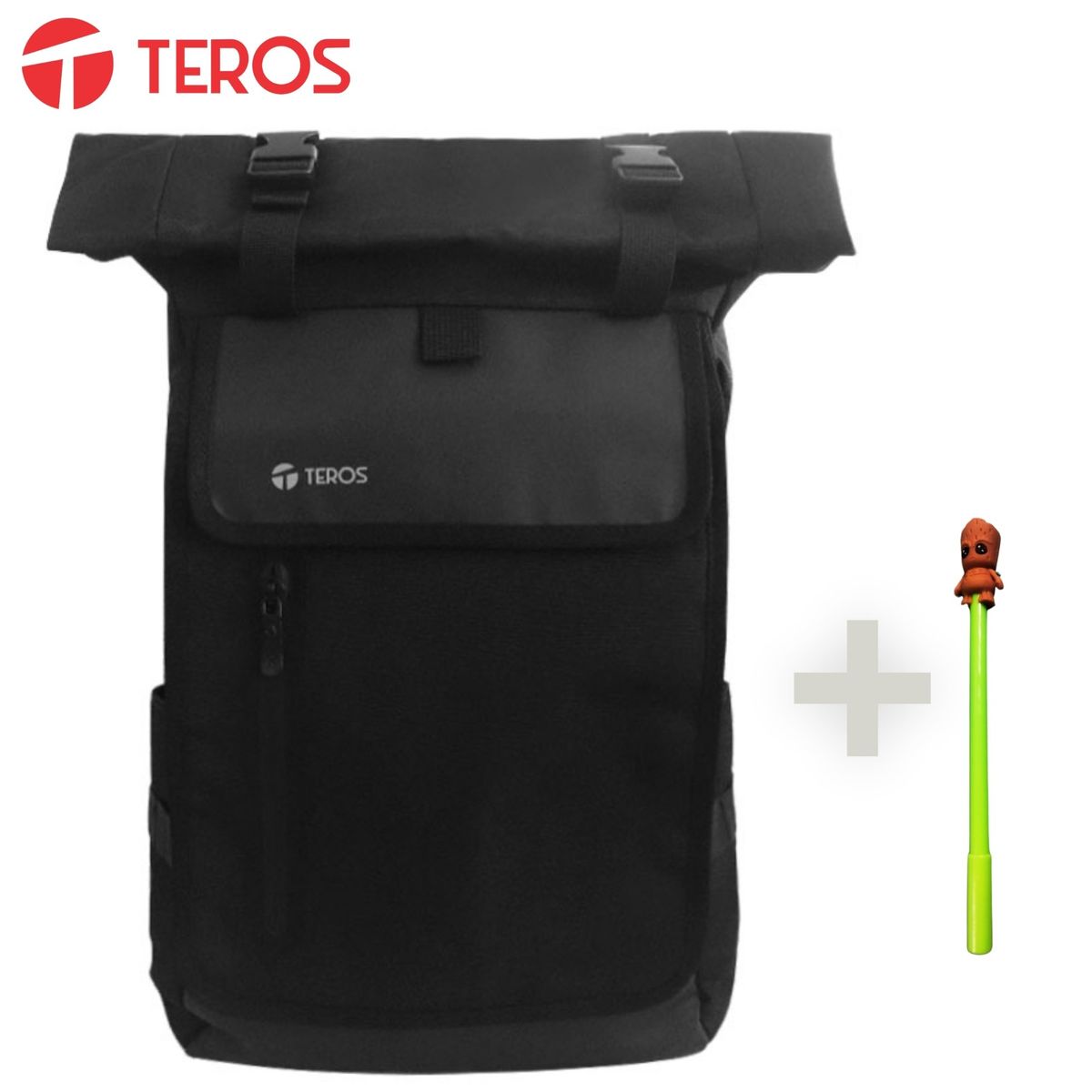 TEROS - Mochila Teros TE-ACS9018 Poliéster notebook hasta 156 negro