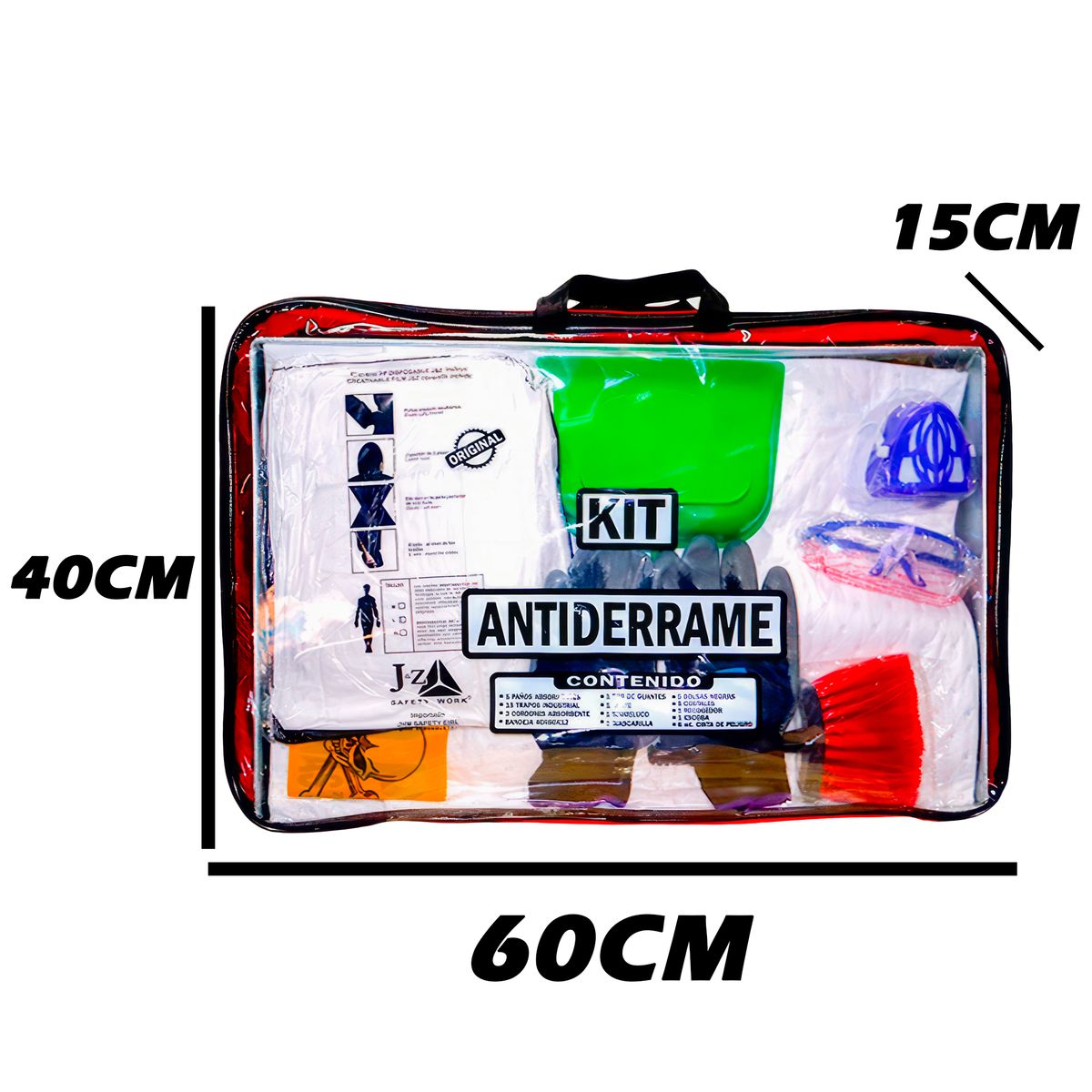 GENERICO - Kit Antiderrame Hidrocarburos Premiun 60x40cm