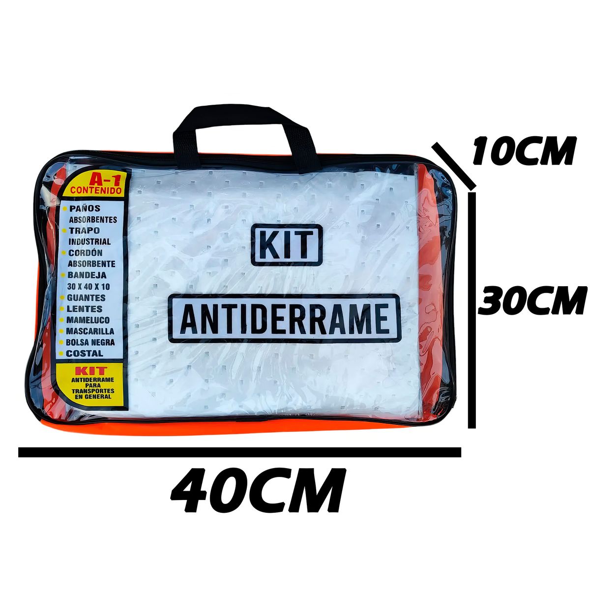 GENERICO - Kit Antiderrame Hidrocarburos Premiun 40x30cm