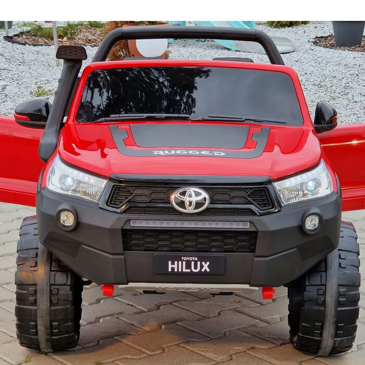 TOYOTA - Carro a Batería Toyota Hilux Rugged Todo Terreno Para Niños