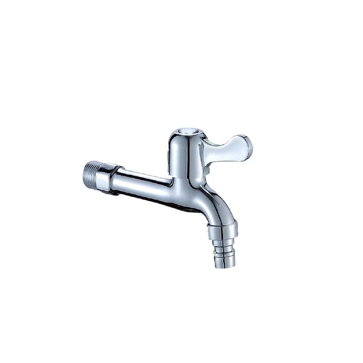 GENERICO - Grifería para  Lavandería Agua fría en  Acero Cromado