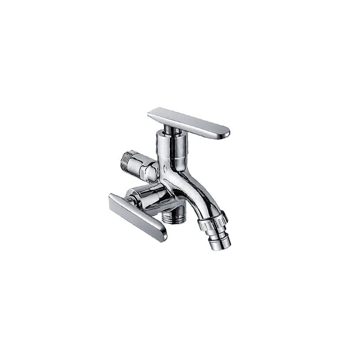 GENERICO - Grifería para  Lavandería Agua fría en  Acero Cromado