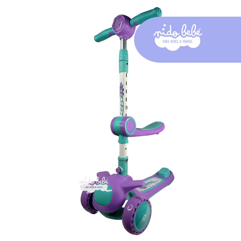 GENERICO - SCOOTER 2 EN 1 CON ASIENTO LEXUS OXIE PRO FROZEN