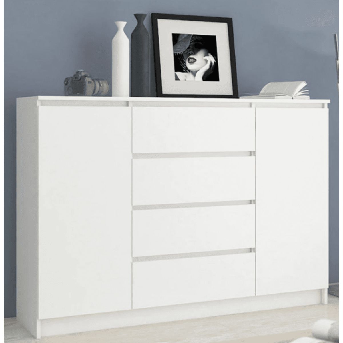 NACION MUEBLES - Comoda Rayan Color Blanco NM