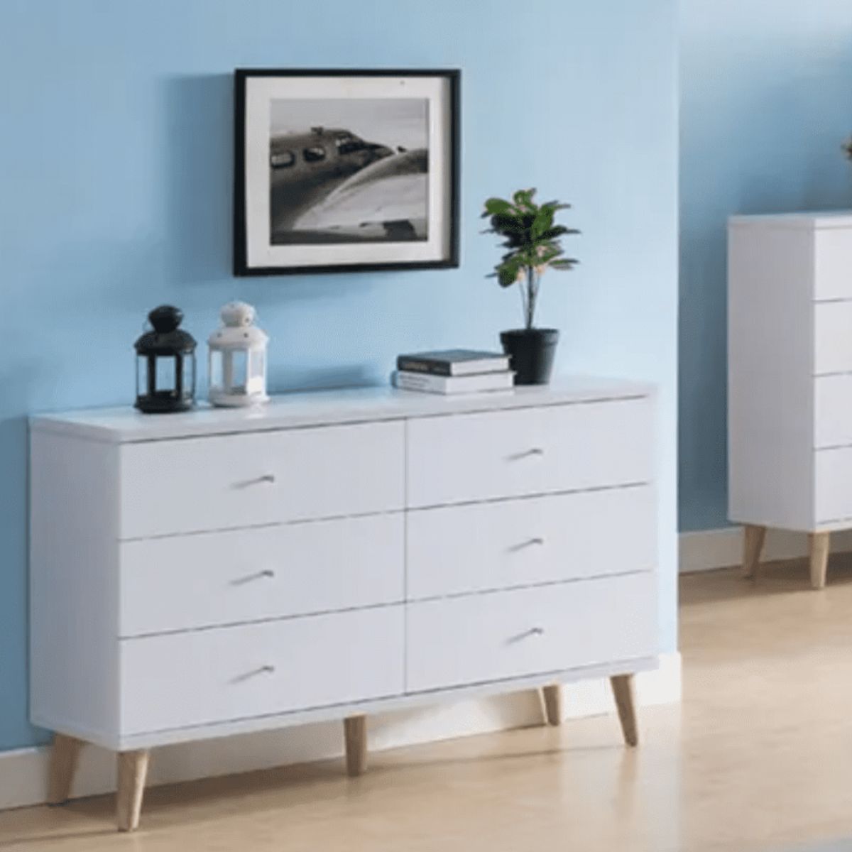 NACION MUEBLES - Comoda Isa Color Blanco NM