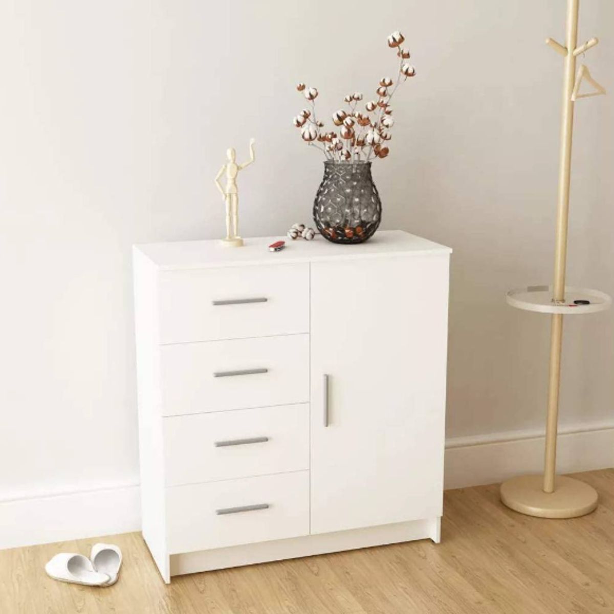 NACION MUEBLES - Comoda Marite Color Blanco NM