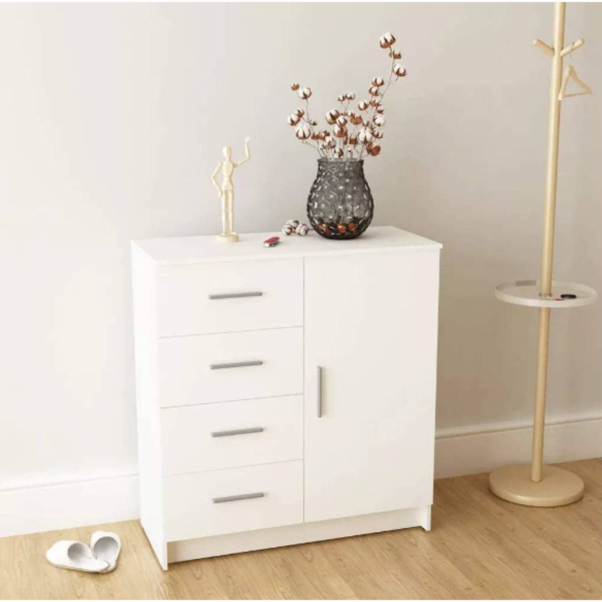 NACION MUEBLES - Comoda Marite Color Blanco NM