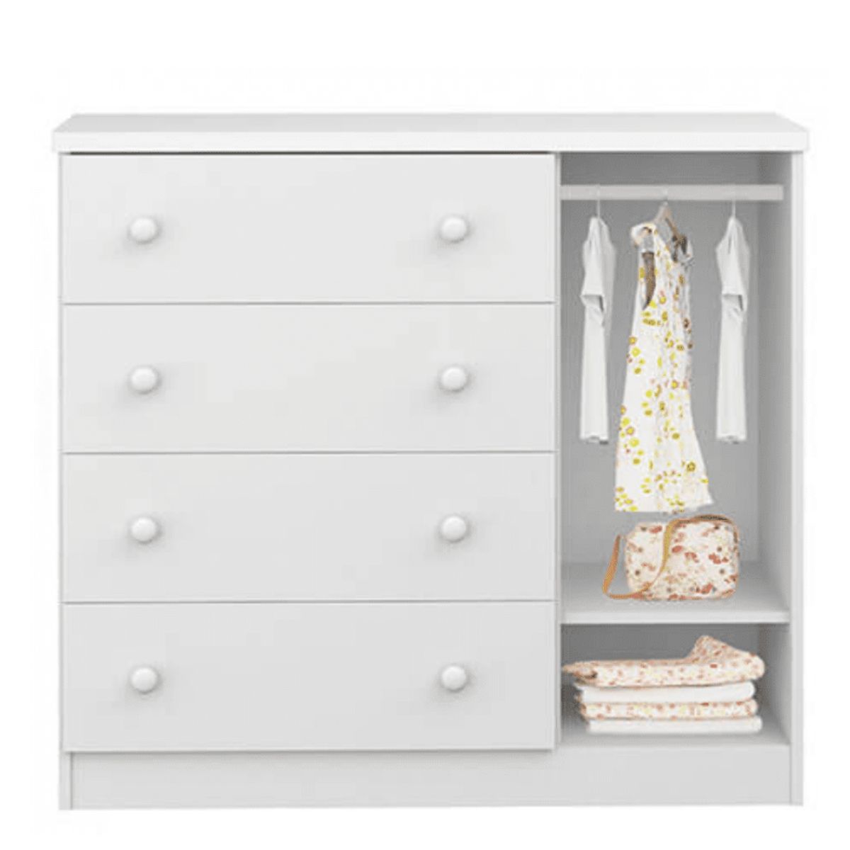 NACION MUEBLES - Comoda Mia Color Blanco NM