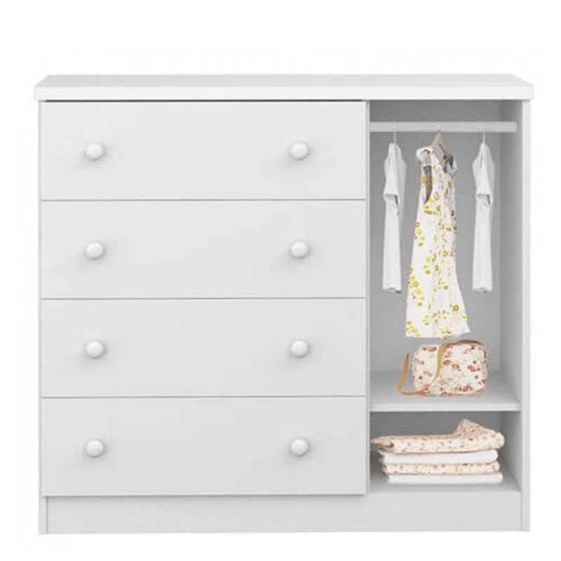 NACION MUEBLES - Comoda Mia Color Blanco NM