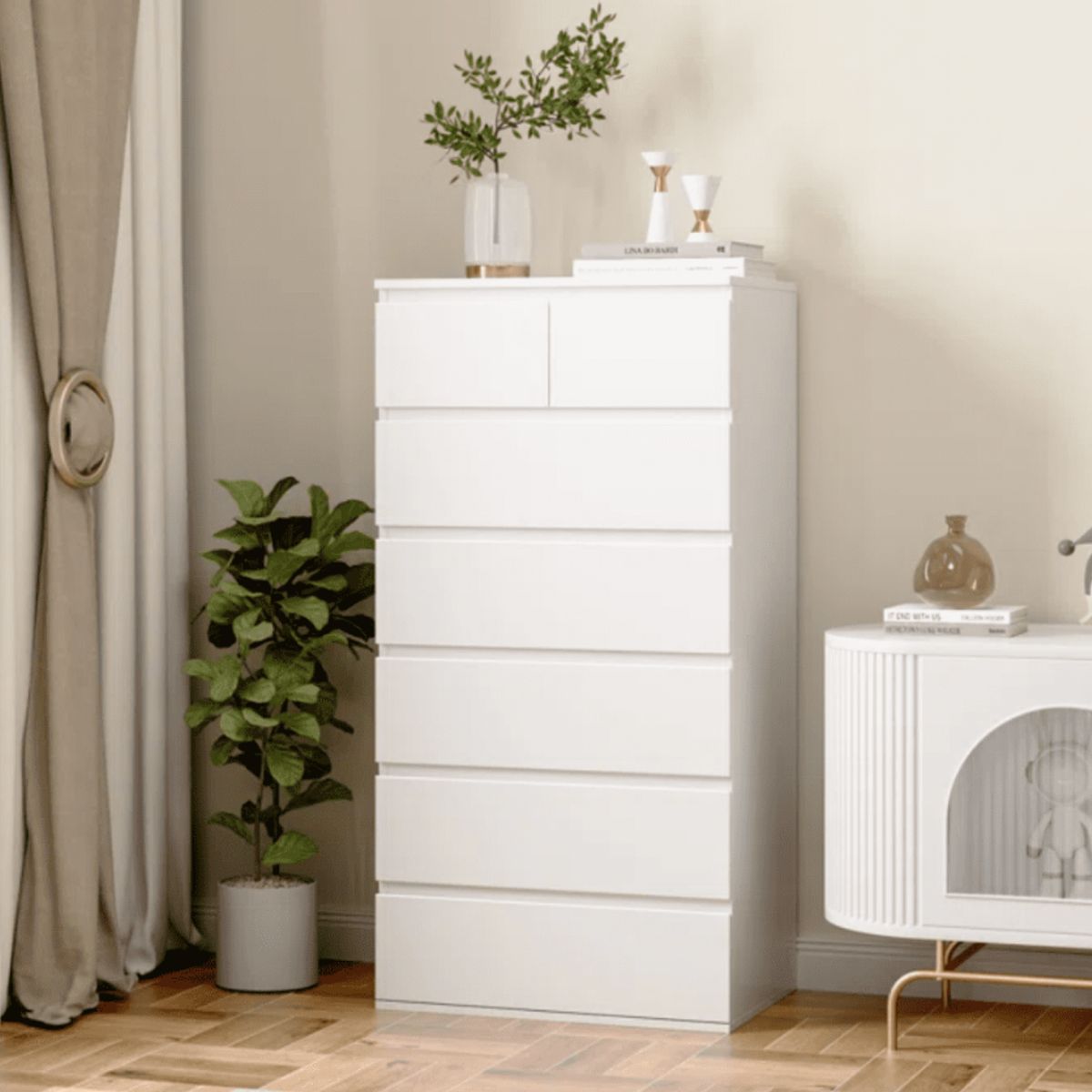 NACION MUEBLES - Comoda Katia Color Blanco NM