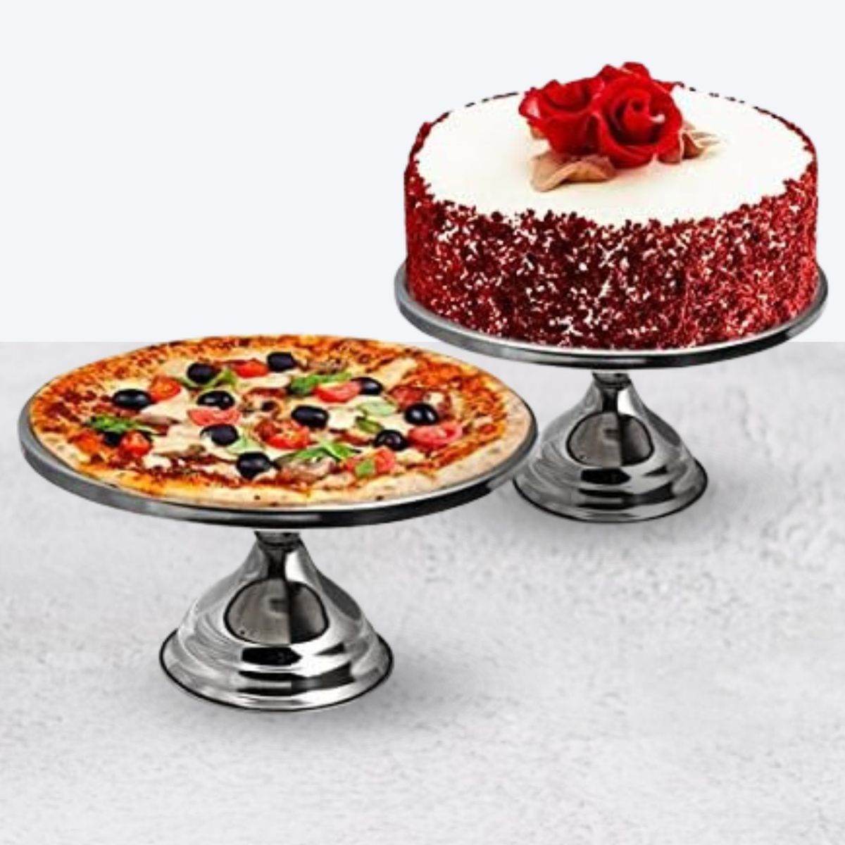 ICHIMATSU - PORTA TORTA DE ACERO INOXIDABLE DE 30CM