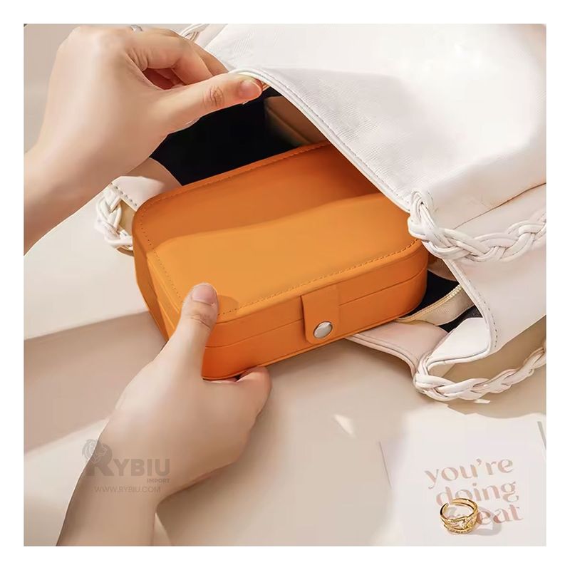 GENERICO - Estuche Moderno en Color Anaranjado Y+Envoltorio de Regalo