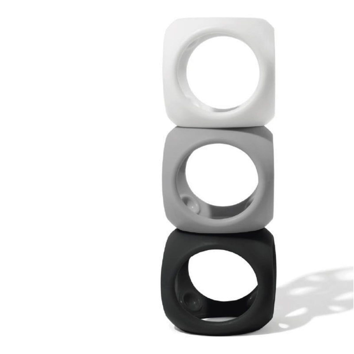 MOLUK - Juguete flexible Moluk Oibo Monocromático 3 unidades