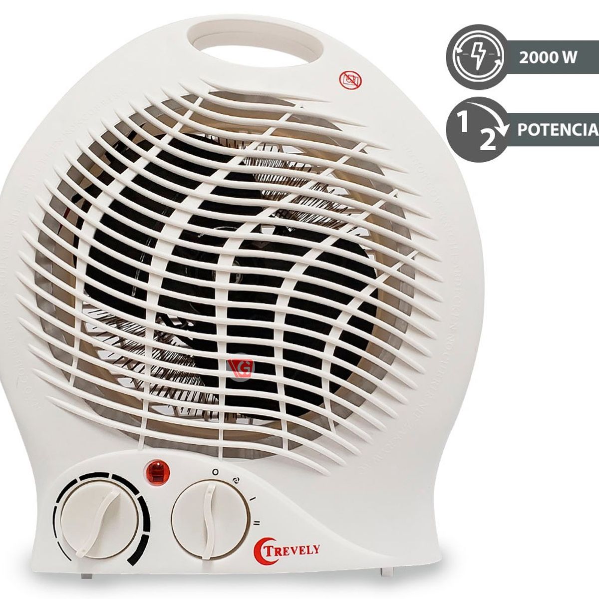 TREVELY - Termoventilador Portátil Trevely TCH-06 2000W