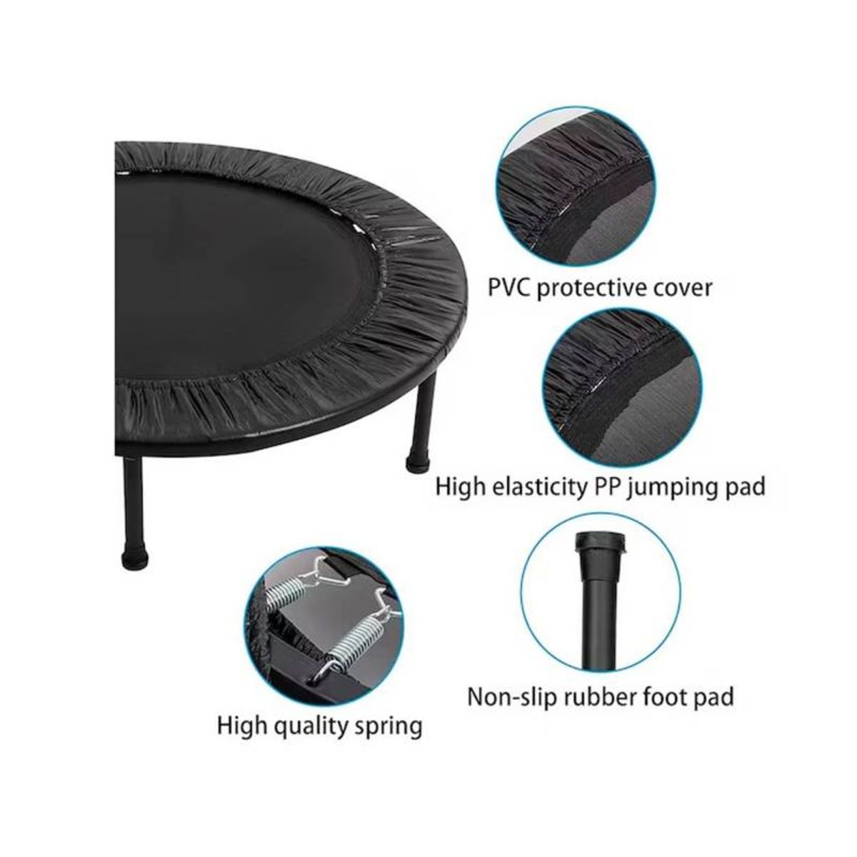 GENERICO - Trampolín Saltarín Aerobico Gimnasio Resistente 90CM