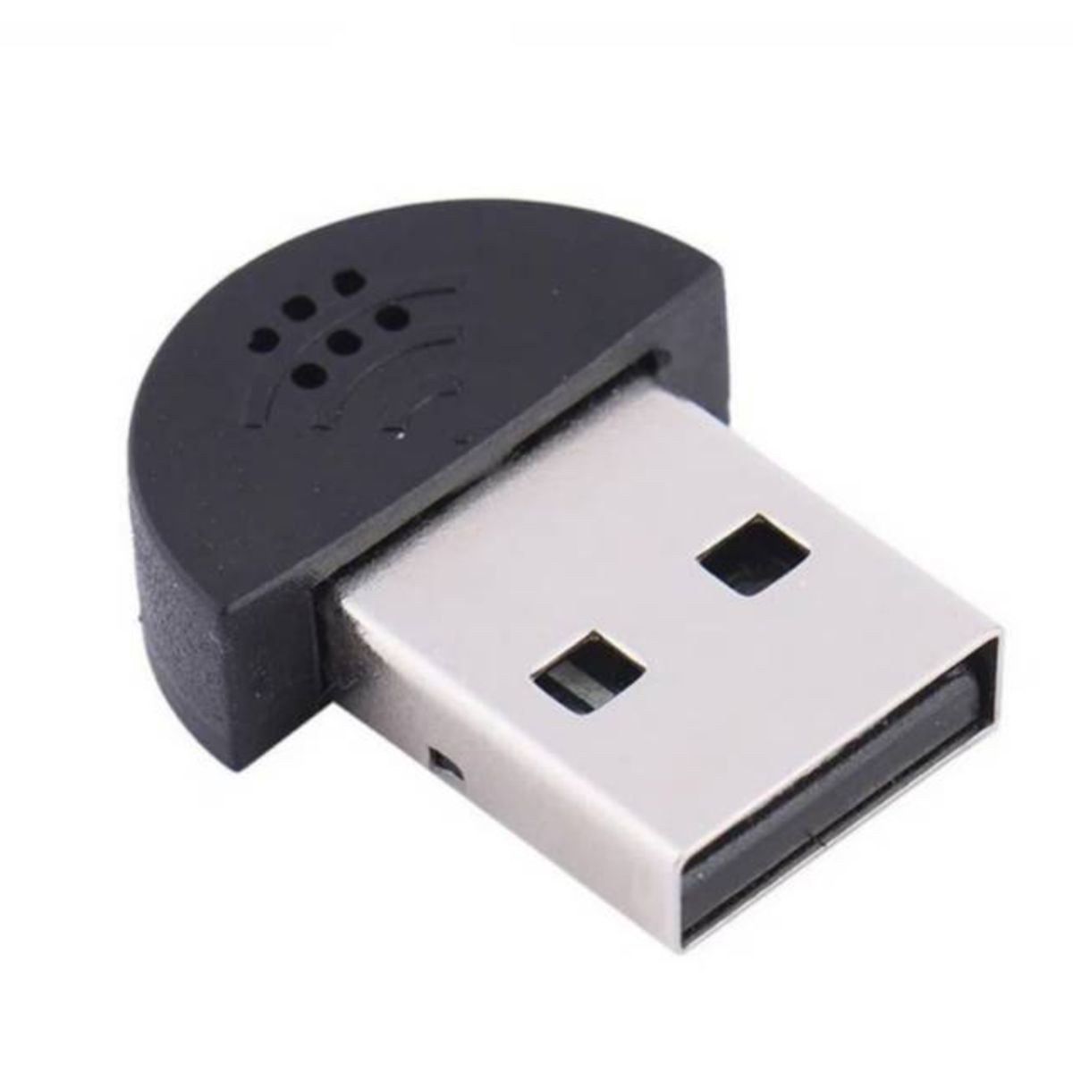 GENERICO - Adaptador de Audio-Micrófono, Súper Mini USB 2,0