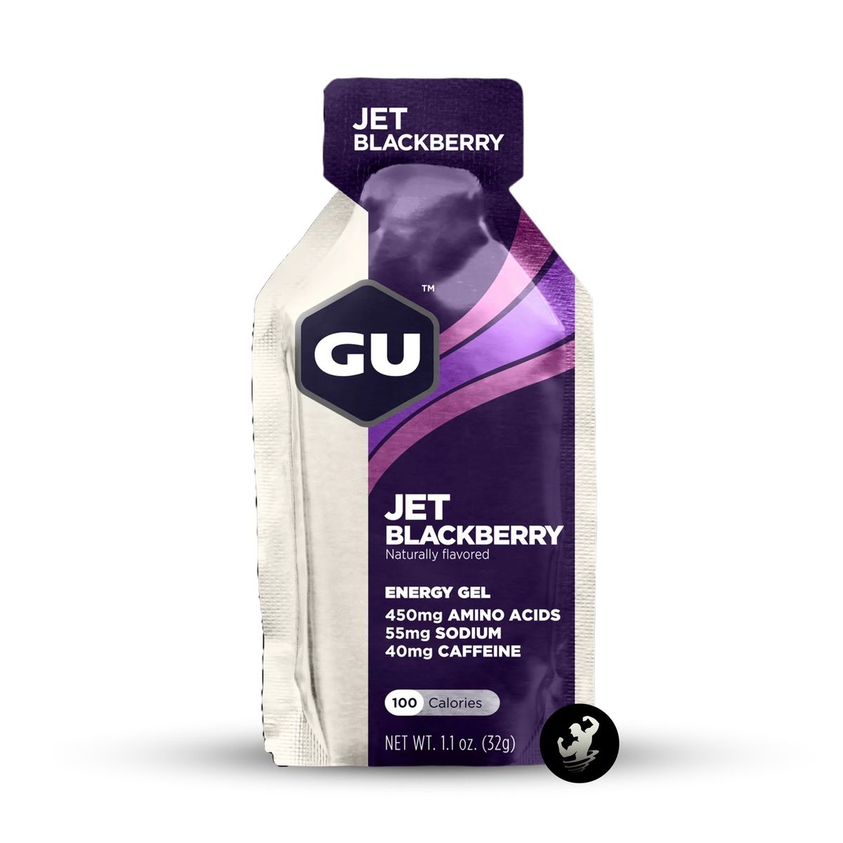 GENERICO - GU Gel Energético con cafeína x 24 unidades - Jet Blackberry