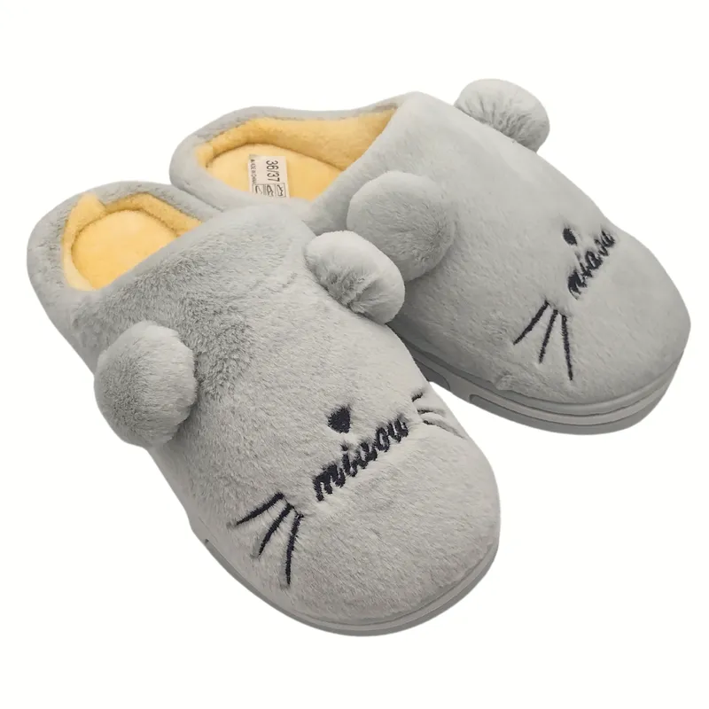 GENERICO - PANTUFLAS MODELO MIAW PARA ADULTOS
