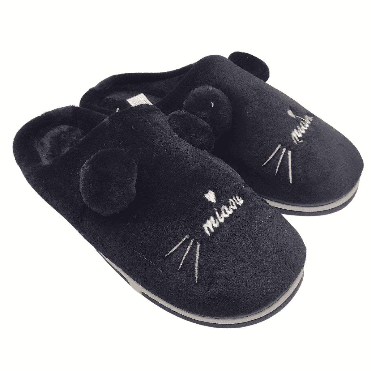 GENERICO - PANTUFLAS MODELO MIAW PARA ADULTOS