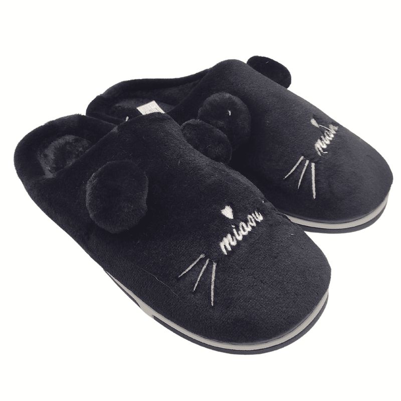 GENERICO - PANTUFLAS MODELO MIAW PARA ADULTOS