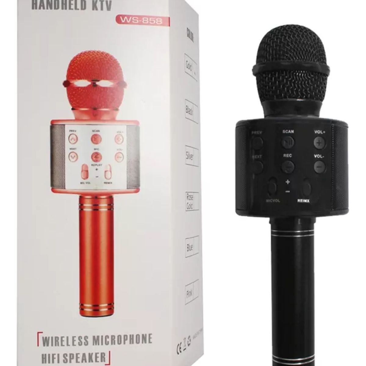 GENERICO - Micrófono Karaoke Bluetooth Inalámbrico Niños