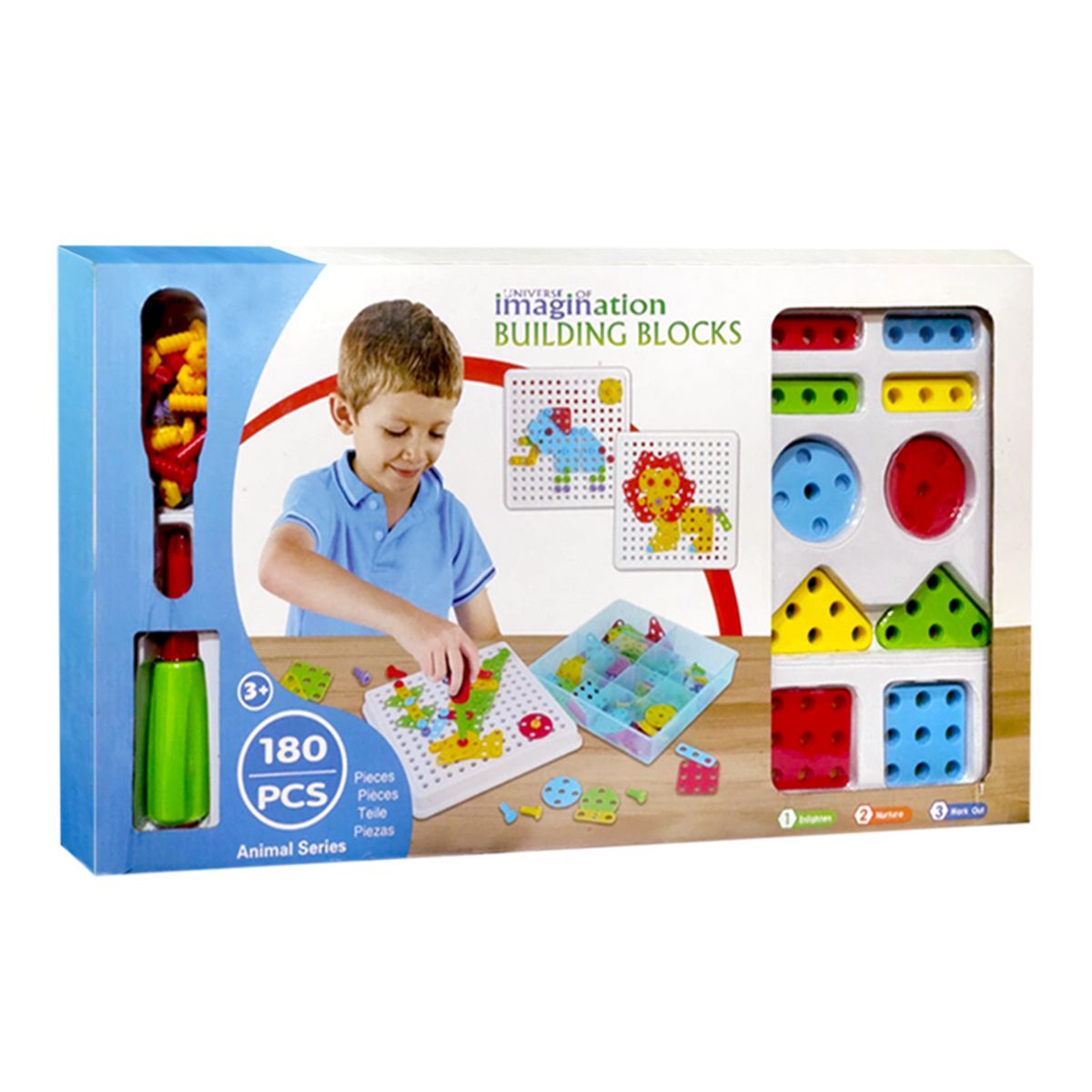 GENERICO - Tablero de Construccion Multiformas Figuras Creativas