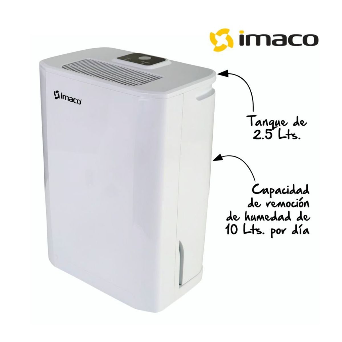 IMACO - Deshumedecedor Imaco 10 Lts DHM1002 Blanco