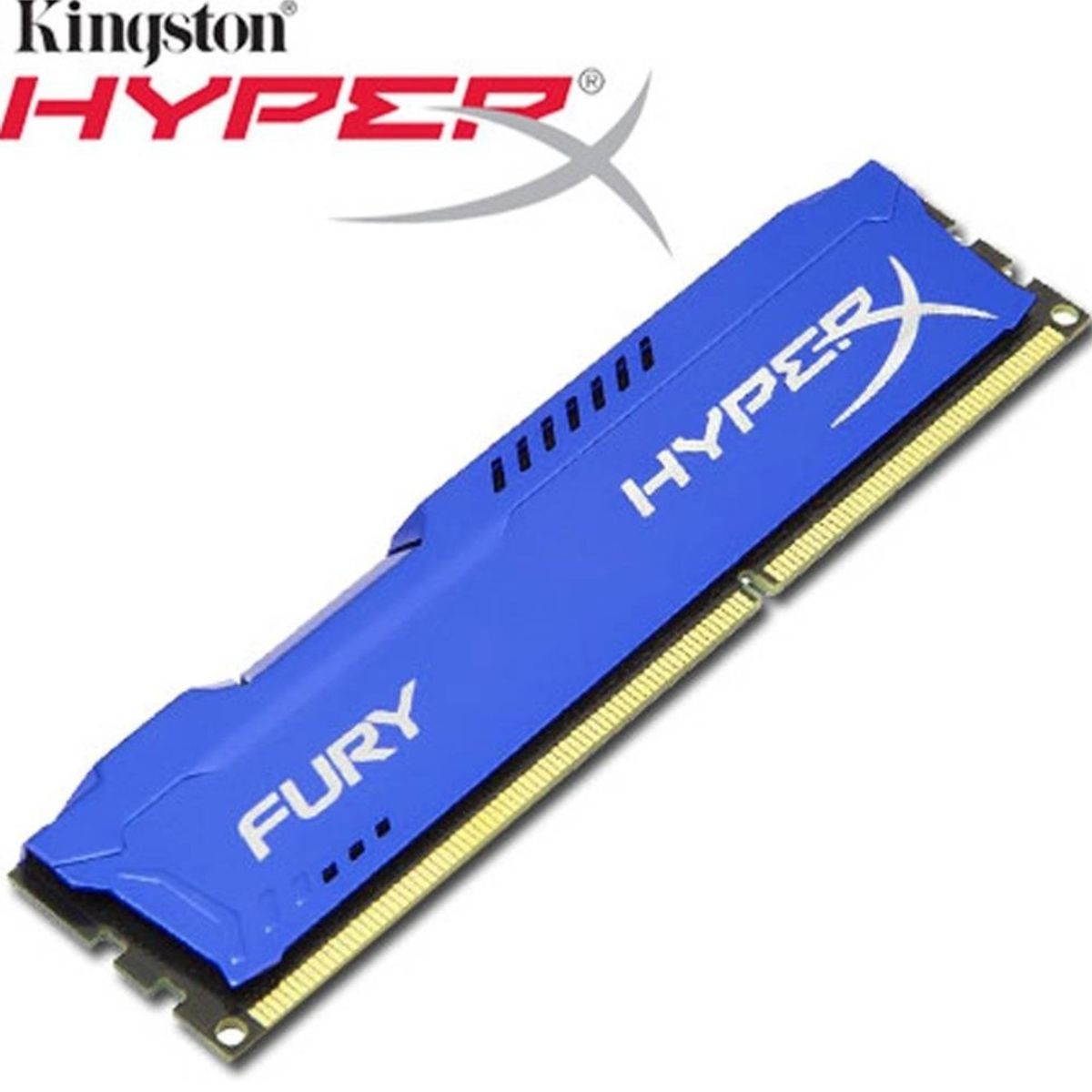 KINGSTON - Memoria RAM Kingston HyperX Fury Blue, 8GB, DDR3, 1600 MHz