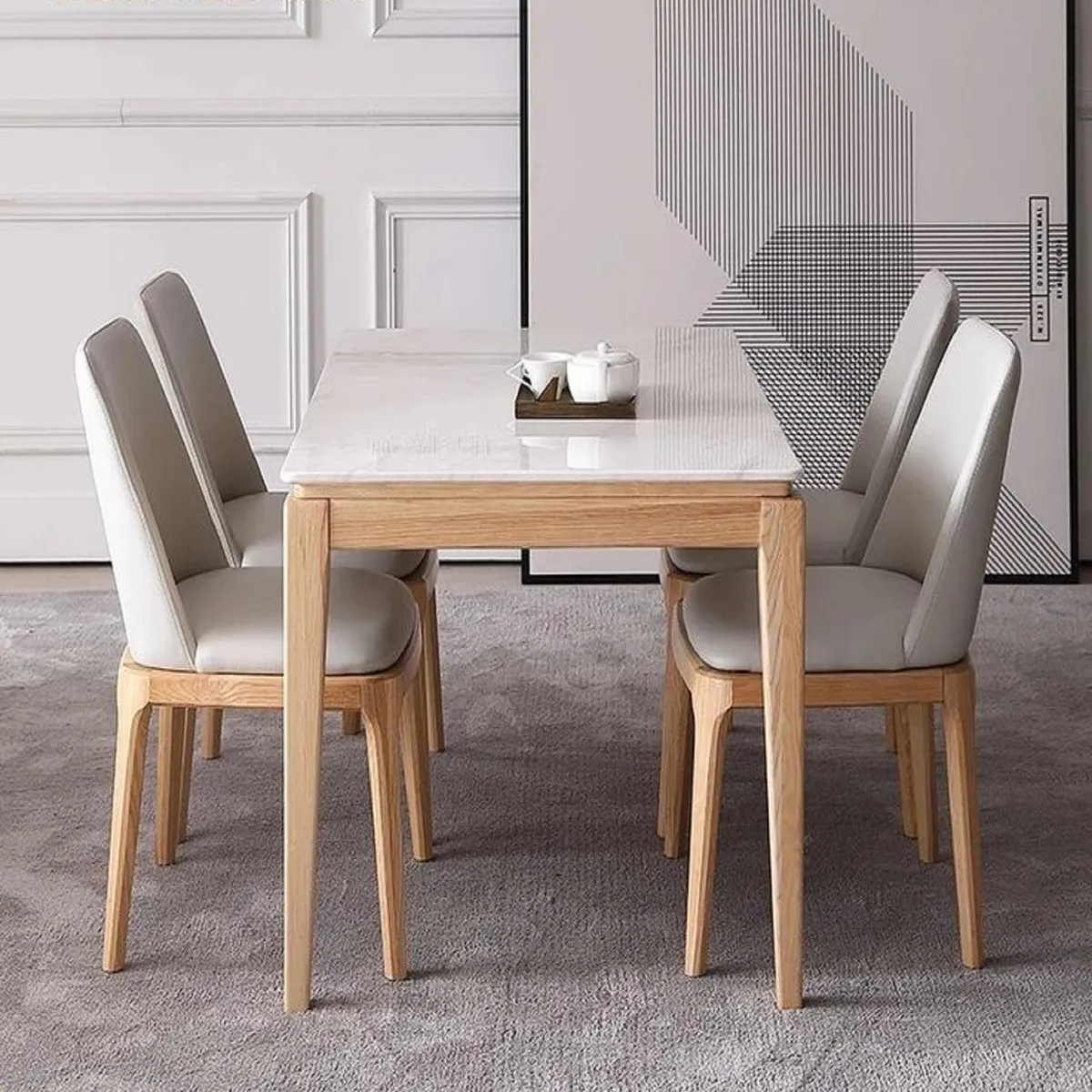 DMUEBLES - Juego de comedor Dmuebles 4 sillas Temu